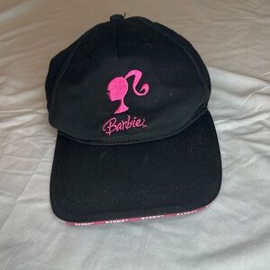 Barbie brand black baseball cap